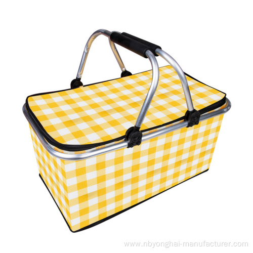 Collapsible outdoor food bag